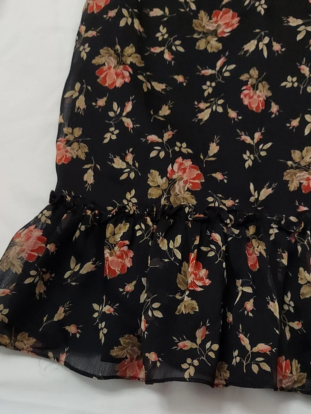 Ralph Lauren girl's floral crinkle georgette dress Size 6